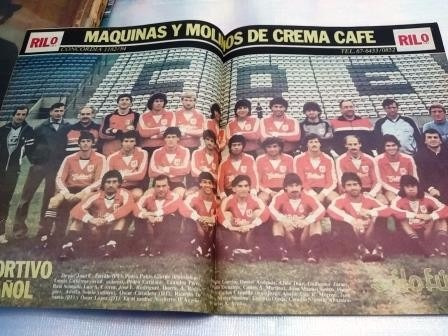 Poster Central Solofutbol Deportivo Español 1985