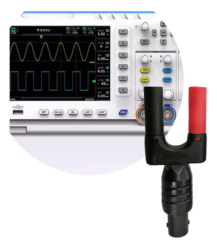 Plugue Bnc Para Dois Conectores De Banana, Adaptador De