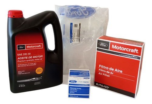 Kit Aceite Y 3 Filtros Ford Fiesta Kinetic Design