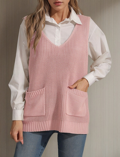 25 Camisa Base Sin Mangas Con Cuello Redondo Y Cuello