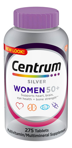 Centrum Silver Women 50+ Mujer Multivitaminico 275 Tabletas 