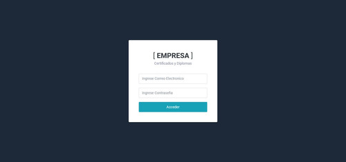 Sistema Generador De Certificados Para Instituciones