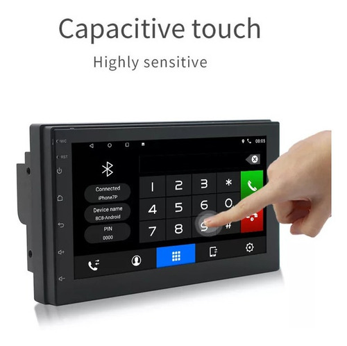 Imagen 4 de 9 de Radio Multimedia Pantalla 7 Touch Bt Wifi Android Garantia