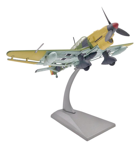 Metal 1/72 Ju-87b Modelo De Bombardero Con Coleccionable