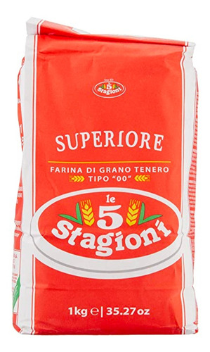 Harina Le 5 Stagioni Superiore Roja Tipo 00 1 Kg.