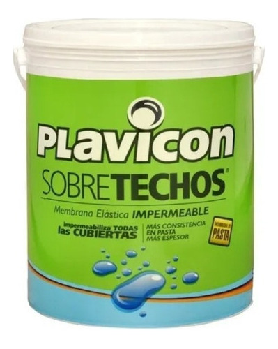 Membrana Elastica Impermeable Plavicon Sobretechos 5 Kg