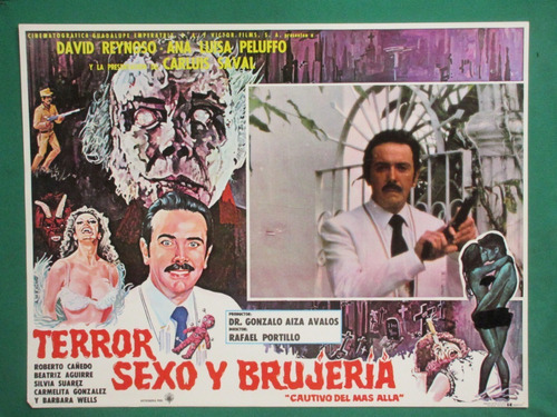 Terror Sexo Y Brujeria Ana Luisa Peluffo Cartel De Cine 6