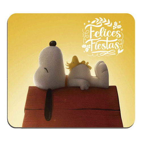 Mouse Pad Snoopy  Regalo Navidad Fiestas Año Nuevo 1424
