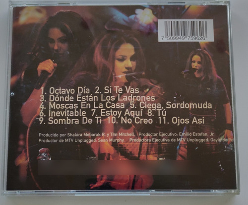 Cd - Shakira - Mtv Unplugged- Made In Mexico 