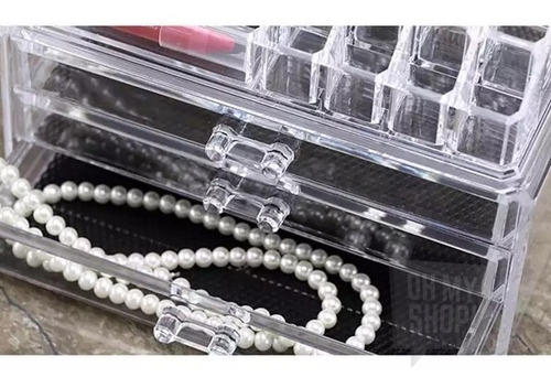 Imagen 5 de 7 de Organizador Maquillaje Acrilico Cajón Caja Porta Cosméticos
