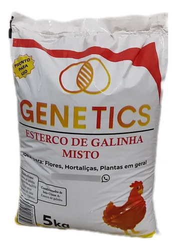 5kg Esterco De Galinha Orgânico Seco