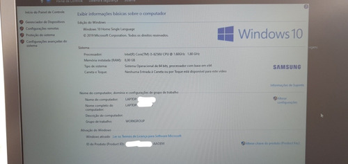 Notebook Samsung Expert X40 - 2018