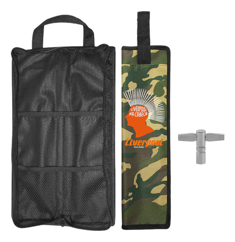 Bag Compacto Camuflado Liverpool Bag Com02 + Chave Afinação