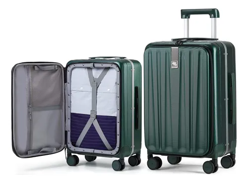 Maleta Con Ruedas Para Viaje Color Verde Tama o 26 Pulgadas
