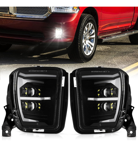 Luces Antiniebla Led De Repuesto Para  Ram 1500 2013 2014 20