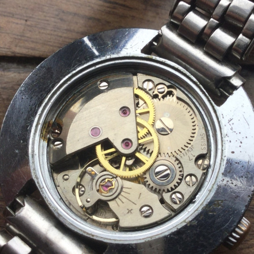 Imagen 5 de 6 de Silvana Reloj Suizo Azul Retro De Colección Antiguo Dama Swt