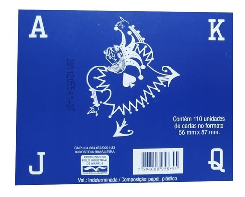 Imagem 3 de 3 de 6 Jogo Baralho Copag 1001 Duplo Plástico 110 Cartas Oferta.