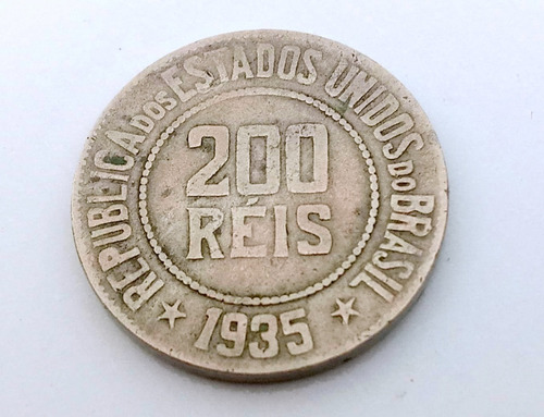 Moeda 200 Réis 1935 