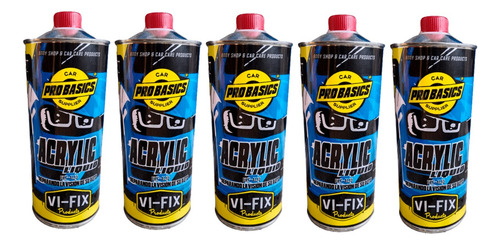 Acrilico Liquido Restaurar Faros Acrylic Pro Basics 7 Litros