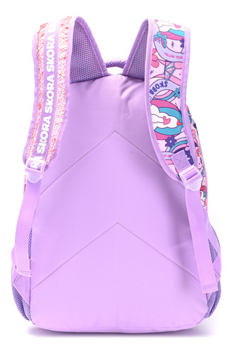 Mochila Skora Escolar Nena Colegio Grande Niñas Resistente