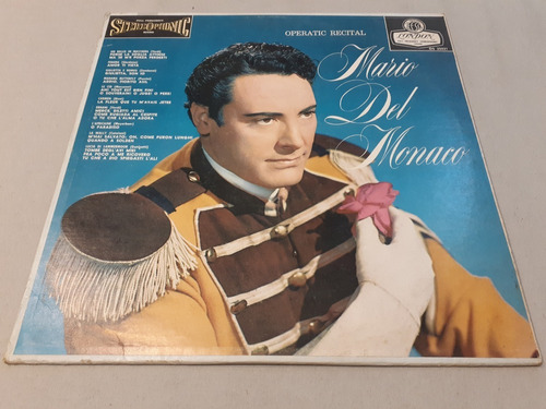 Operatic Recital, Mario Del Monaco Lp Vinilo Made In Usa Ex