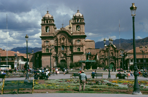 Cuadro 30x45cm Paisaje Cusco Peru Ciudades Mundo Turismo M3
