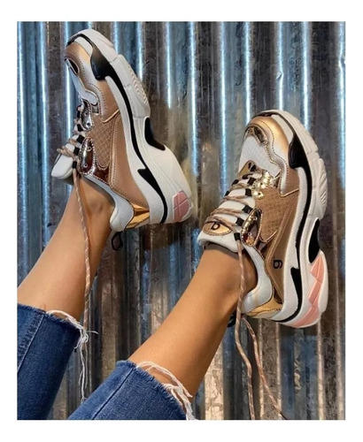 Imagen 6 de 9 de Zapatillas Gummi Balen Mujer Sneakers Urbana Livianas Moda