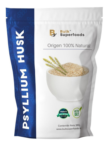 Psyllium Husk 300gr | 100% Natural Saludable Bulk Superfoods