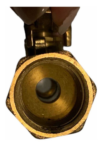 Llave De Control Recta Para Gas De 1 X 1/4 De Pulgada.