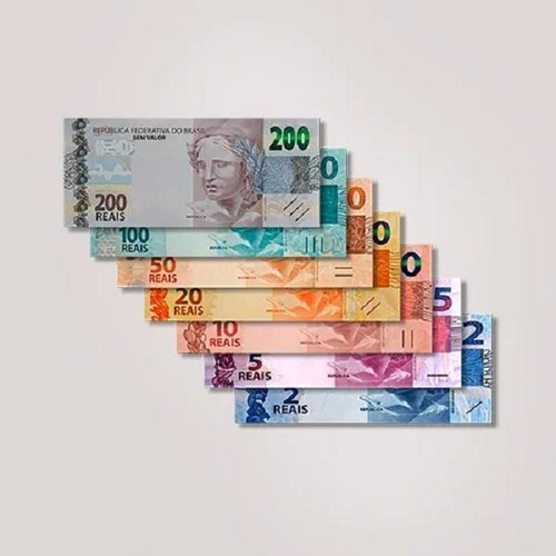Dinheirinho 48 Notas De Dinheiro Brinquedo Banco Imobiliário