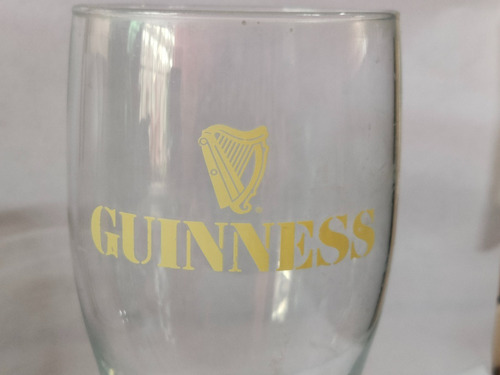 Vaso Guinness Clasico Yellow Souvenir Retro Europa Irlanda