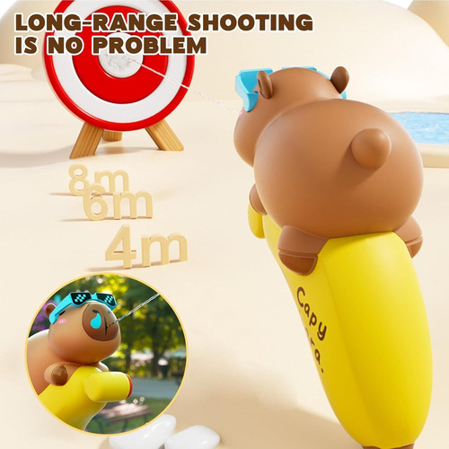 Niños Pistolas De Agua De Forma Capybara Con Gafas De Sol