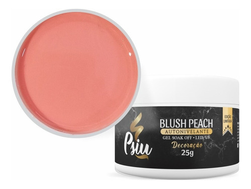 Psiu - Gel Hard Blush Peach Autonivelante - 25g