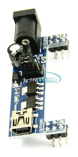 Imagen 9 de 10 de Fuente De Alimentación Mb102 Para Protoboard 3.3v 5v Arduino