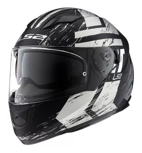 Casco Integral Ls2 320 Stream Evo Hunter Negro Titanio Bamp