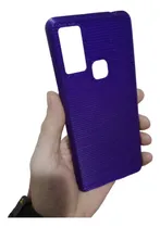 Comprar Funda Tcl 20e  Tcl 20y  Violeta Tpu Flexible Idem Silicona