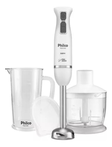 Mixer 4 Lâminas Pro Maxx Pmx1000 2 Em 1 Branco Philco 127v