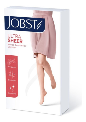 Media De Compresión Jobst Ultrasheer 8-15 Mmhg Rodilla