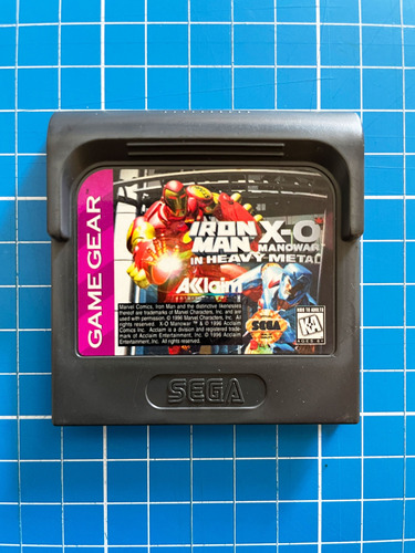 Iron Man X-o Manowar In Heavy Metal Sega Game Gear ¡juegazo!