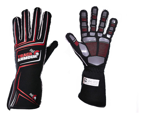 Guantes De Carreras Track Armour Series 4 Sfi 3.3/5 De Tela