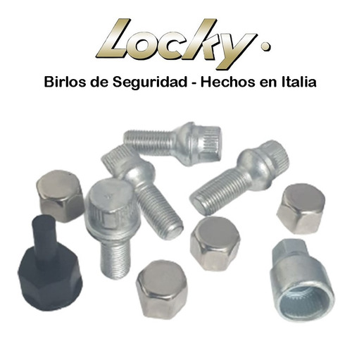 Imagen 6 de 10 de Birlos De Seguridad Originales Audi/ Seat/volkswagen/mg
