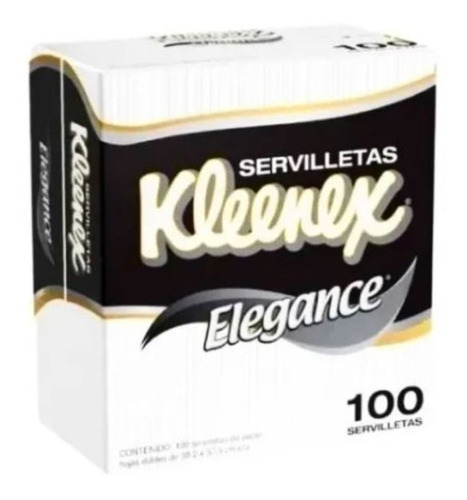Servilletas Kleenex. Elegance. Pack 3/ 100 Pzs
