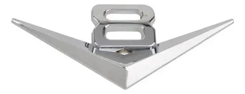 2 Pegatinas Cromadas De Metal 3d Con Emblema De Motor V8 Lt1 | Cuotas