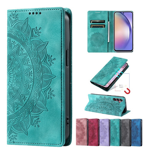 Funda Metálica Tipo Cartera Con Ranuras Para Tarjetas Para Samsung Galaxy A26 A56 A35 A55 A15 A13 A33 A53 A14 A34 A54 A24 A05s Funda De Piel