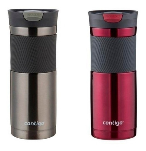 Vaso Termico Contigo Byron Acero Inoxidable Con Grip 473ml