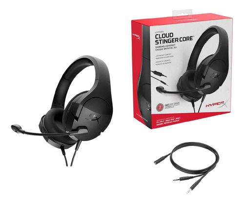 Auricular Con Cable Hyperx Cloud Stinger Core + Dts Pc Gamer