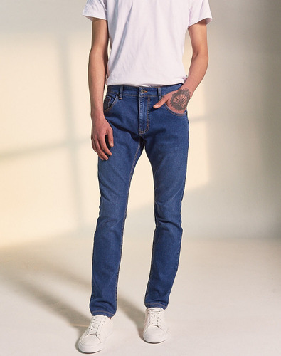 Joggjean 199, Hombre, Calce Slim Fit, Denim, Azul, Equus