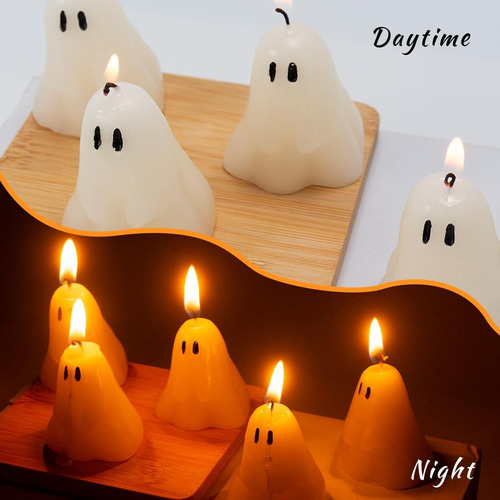 Juego De 20 Velas Fantasmas, Velas De Decoración De Hallowee