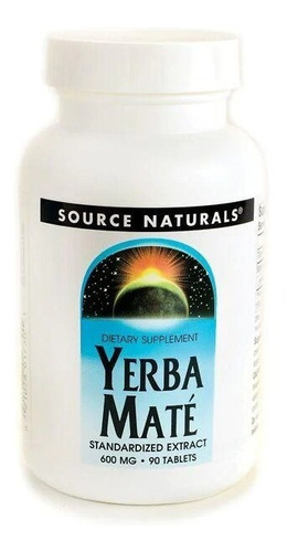 Yerba Mate 90 Tabletas 600 Mg