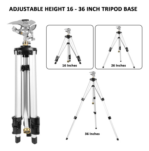 Aspersor De Impacto Resistente Base De Trípode, Aspers...